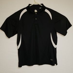 Callaway x series black golf polo size medium